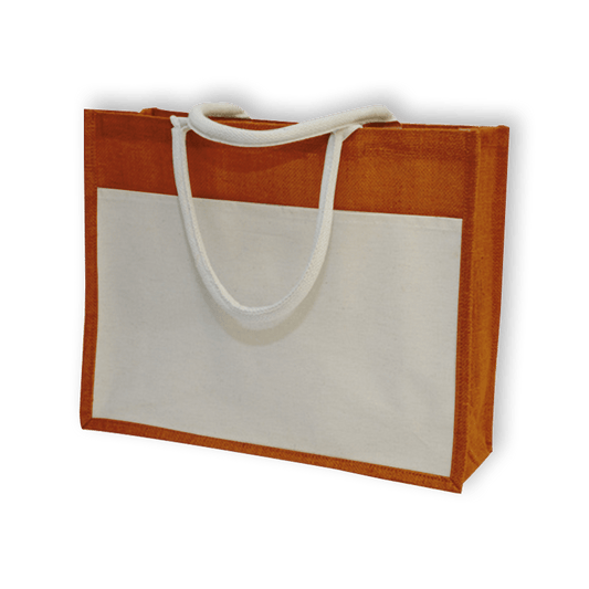 Eco Friendly Jute Jhola Bag For Kitchen Essential Grocery Shopping, Carry Milk, Fruits, Vegetable With Reinforced Handles & Zipper.