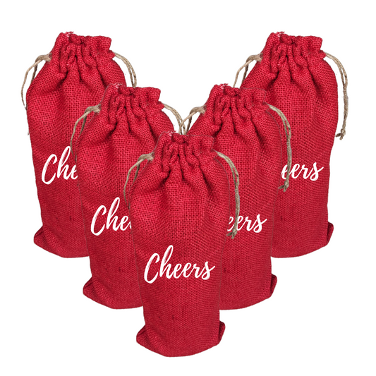 Gift Tags, Christmas Wine Gift Bags Reusable Wine Bottle Bags