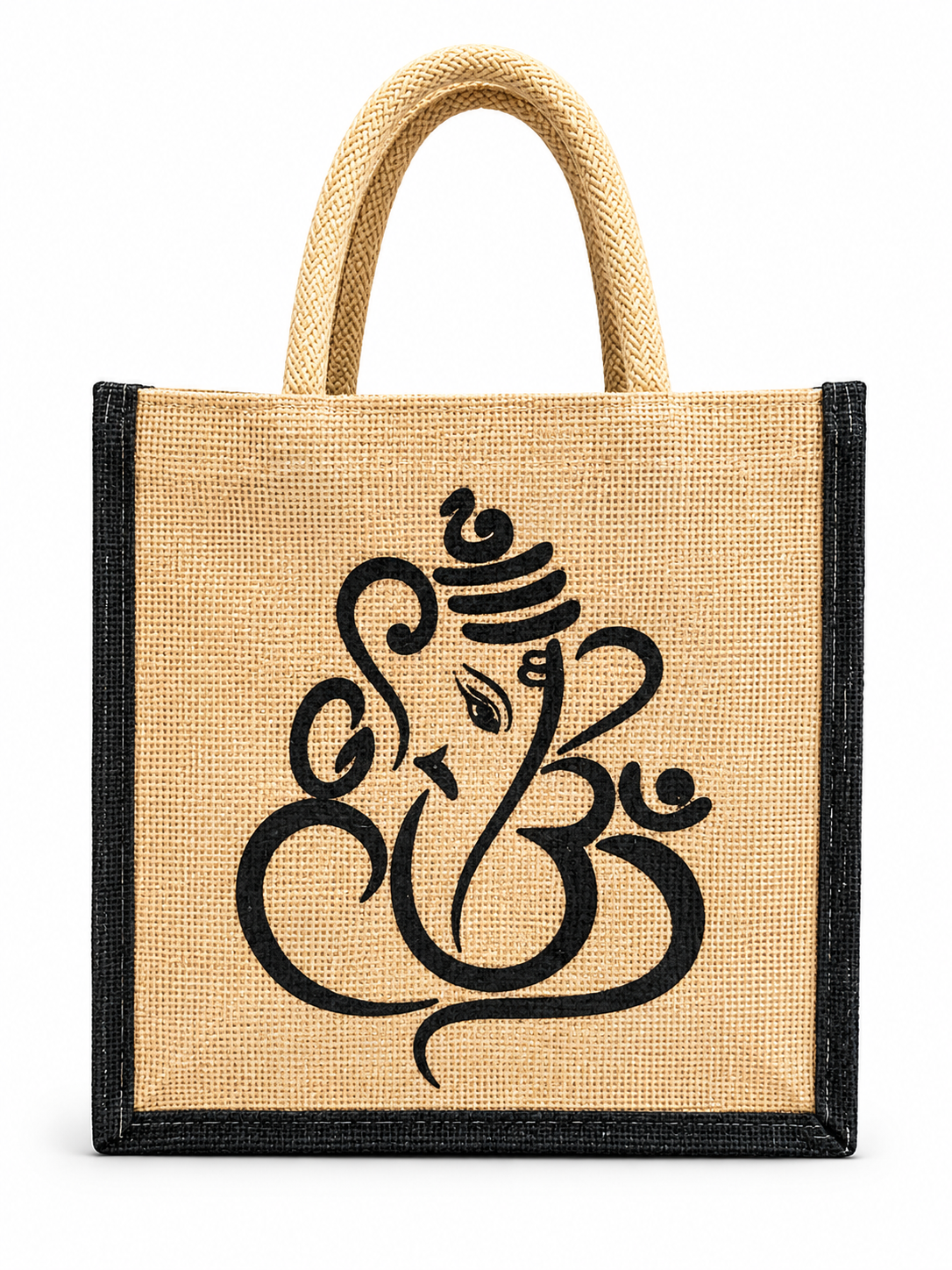 Handmakers Small Ganesha Jute Bags for gifts for special religious occasion