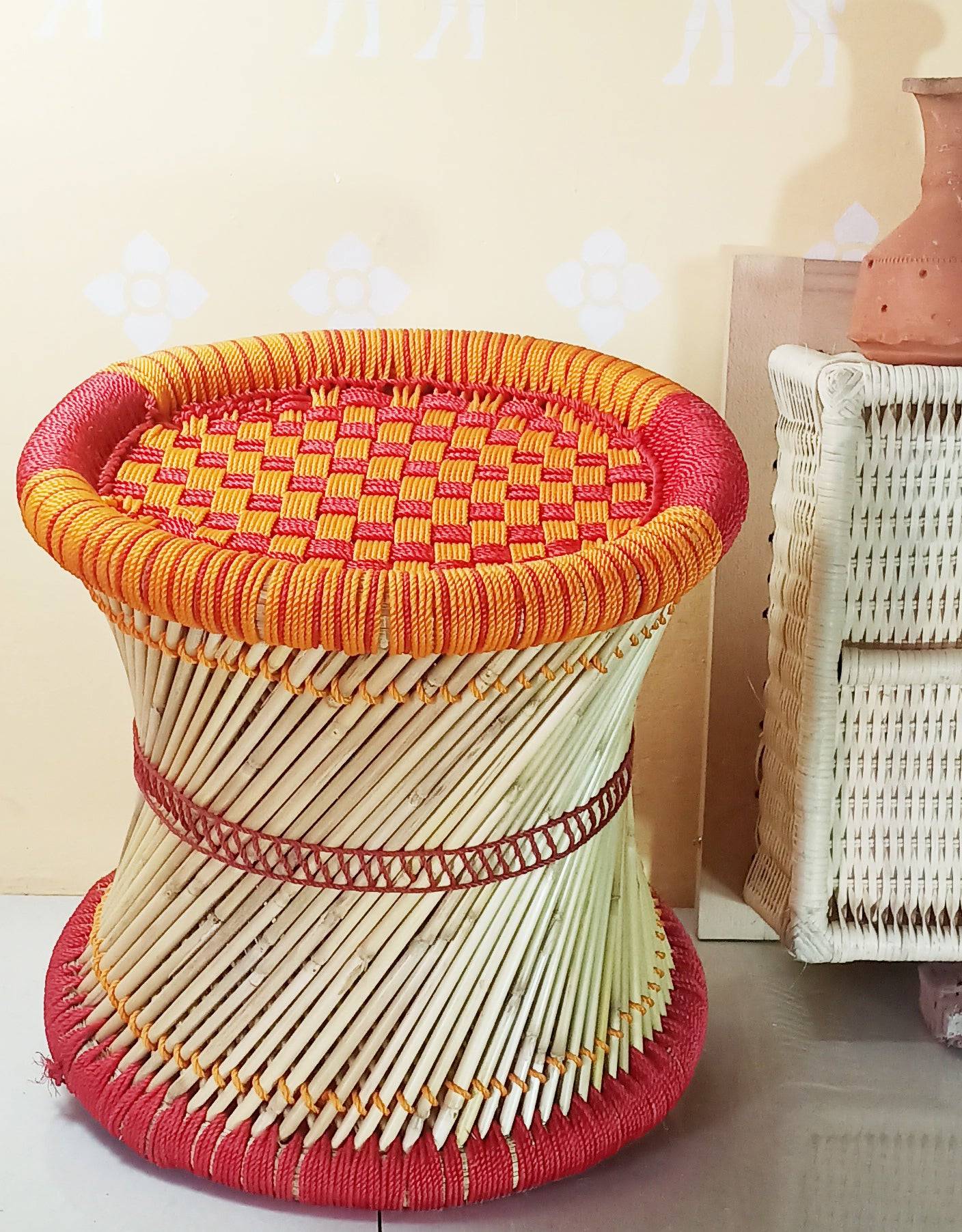 Handmade Bamboo Stool