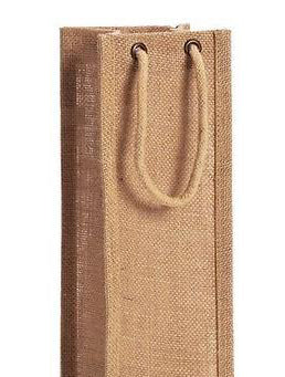 Handmaers Natural Jute Water Bottle bag With Beige for 2 LTR (Set of 2)
