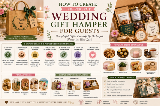 How to Create the Perfect Wedding Gift Hamper for Guests