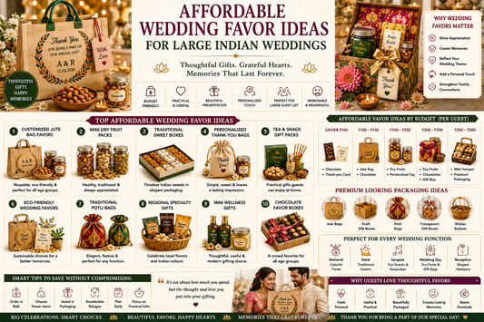 Affordable Wedding Favor Ideas for Large Indian Weddings