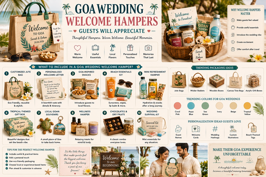 Goa Wedding Welcome Hampers Guests Will Appreciate