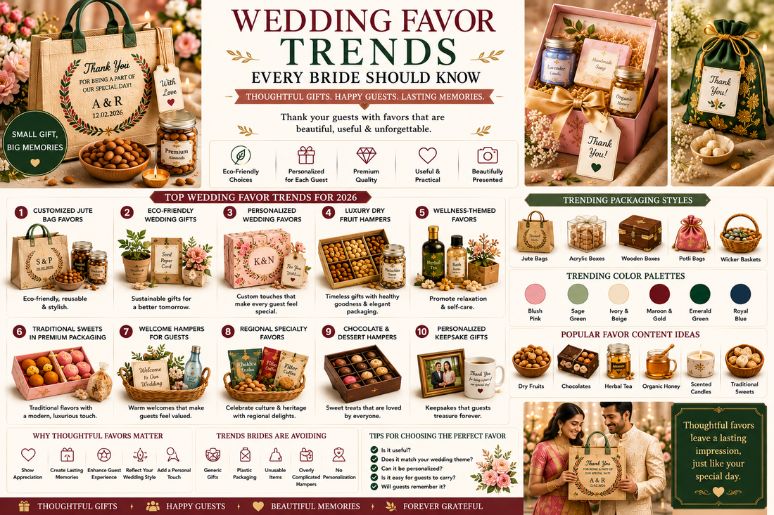 Wedding Favor Trends Every Bride Should Know