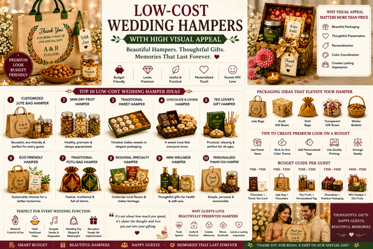 Low-Cost Wedding Hampers with High Visual Appeal