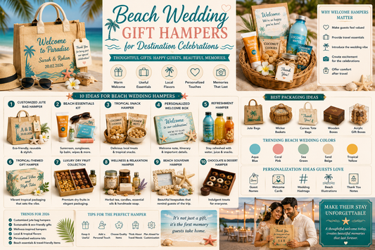 Beach Wedding Gift Hampers for Destination Celebrations