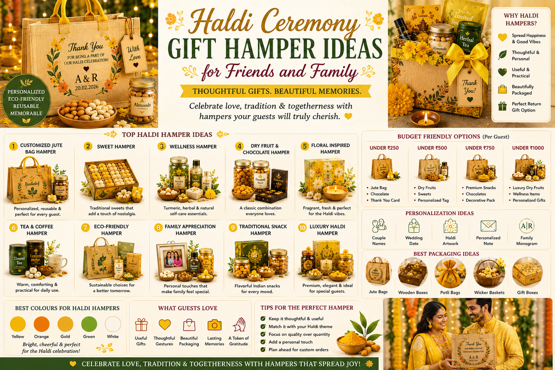 Haldi Ceremony Gift Hamper Ideas for Friends and Family