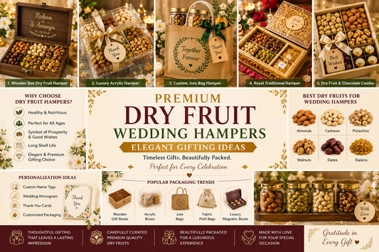 Premium Dry Fruit Wedding Hampers: Elegant Gifting Ideas