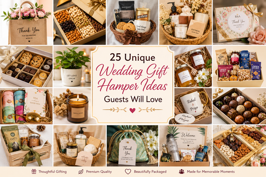 25 Unique Wedding Gift Hamper Ideas Guests Will Love