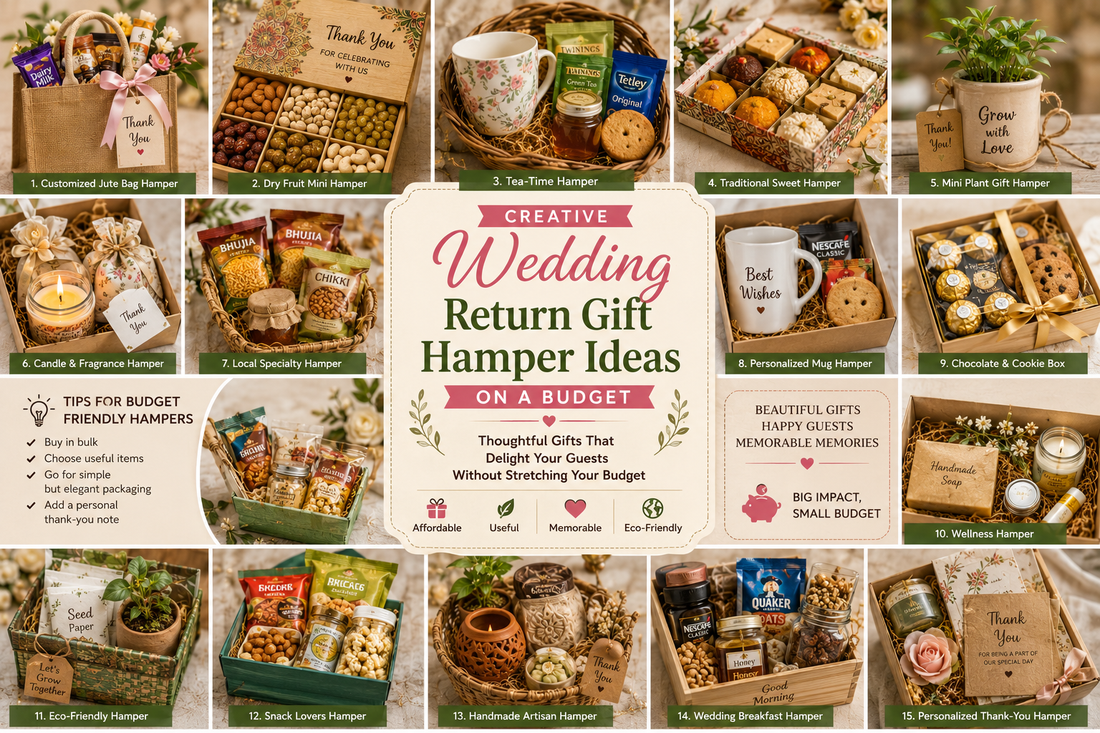 Creative Wedding Return Gift Hamper Ideas on a Budget