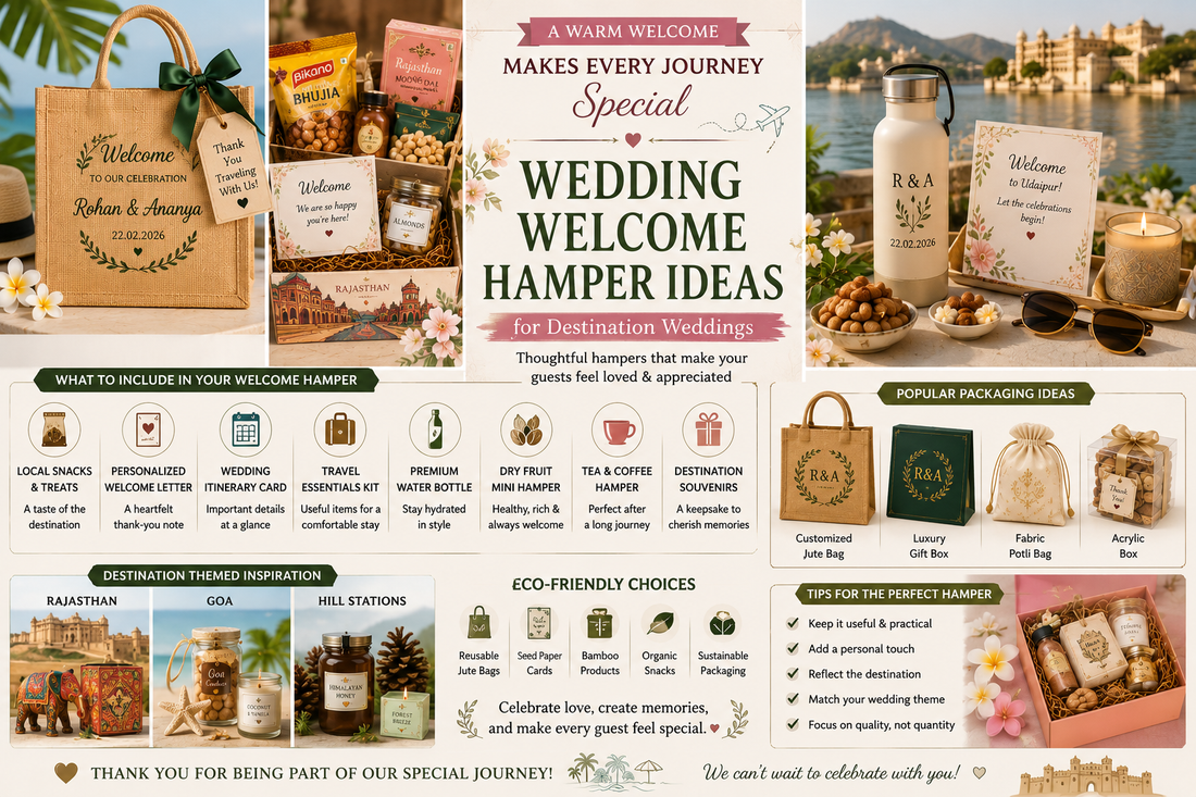 Wedding Welcome Hamper Ideas for Destination Weddings
