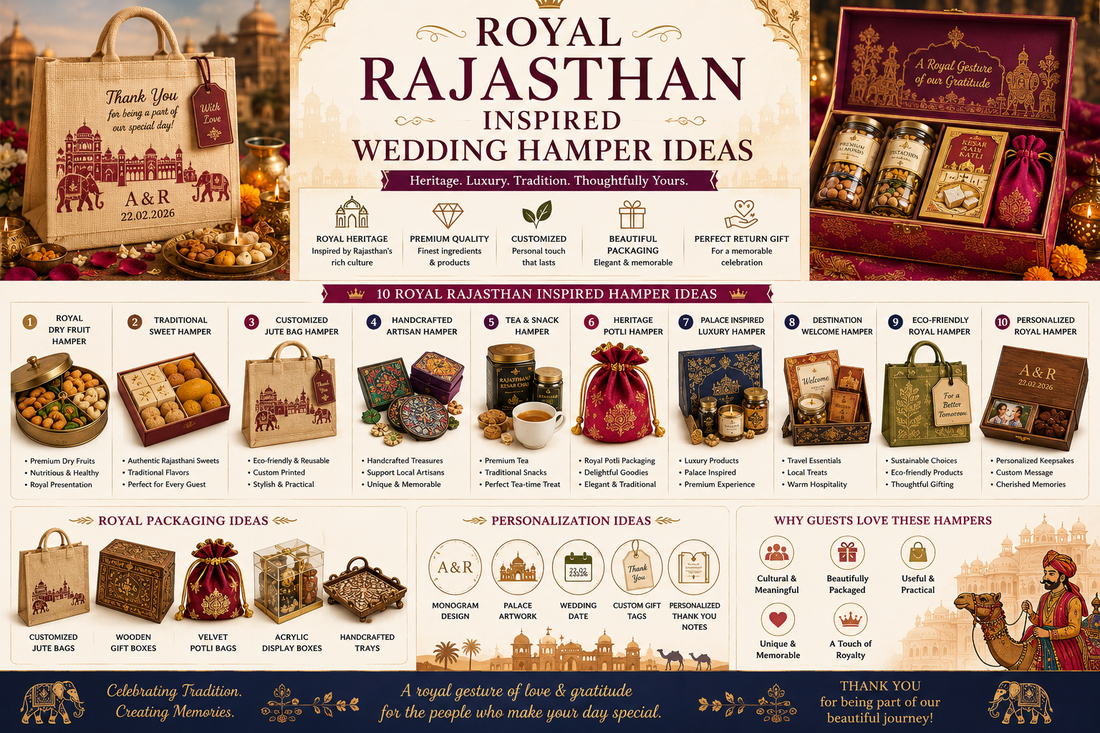 Royal Rajasthan Inspired Wedding Hamper Ideas