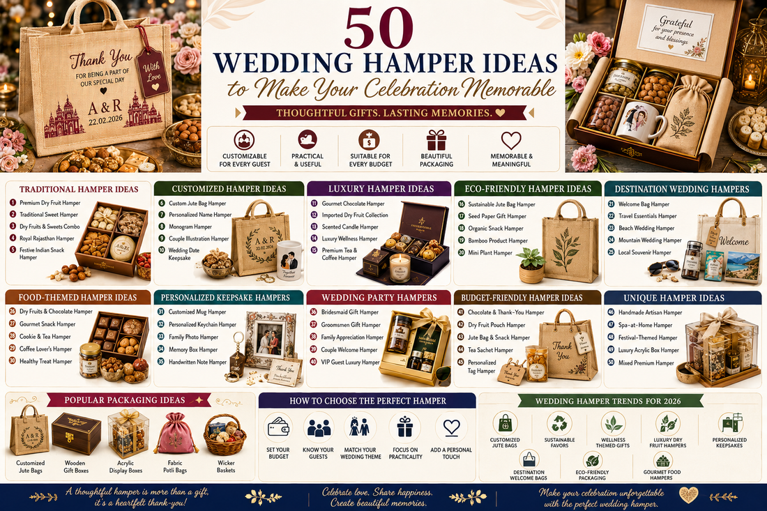 50 Wedding Hamper Ideas to Make Your Celebration Memorable