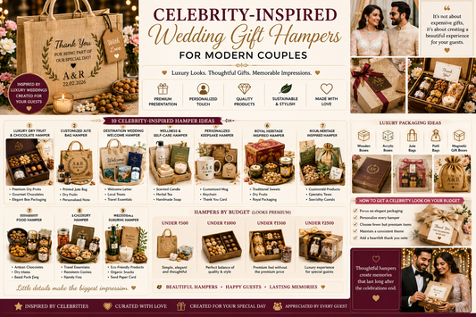Celebrity-Inspired Wedding Gift Hampers for Modern Couples