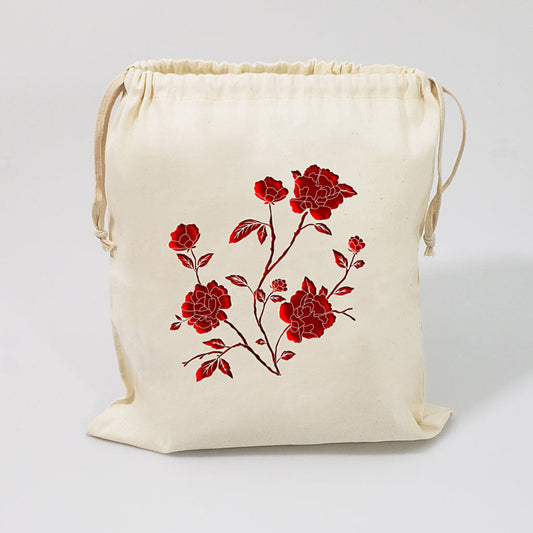 Gulab Embroidered Silk Potli Bag