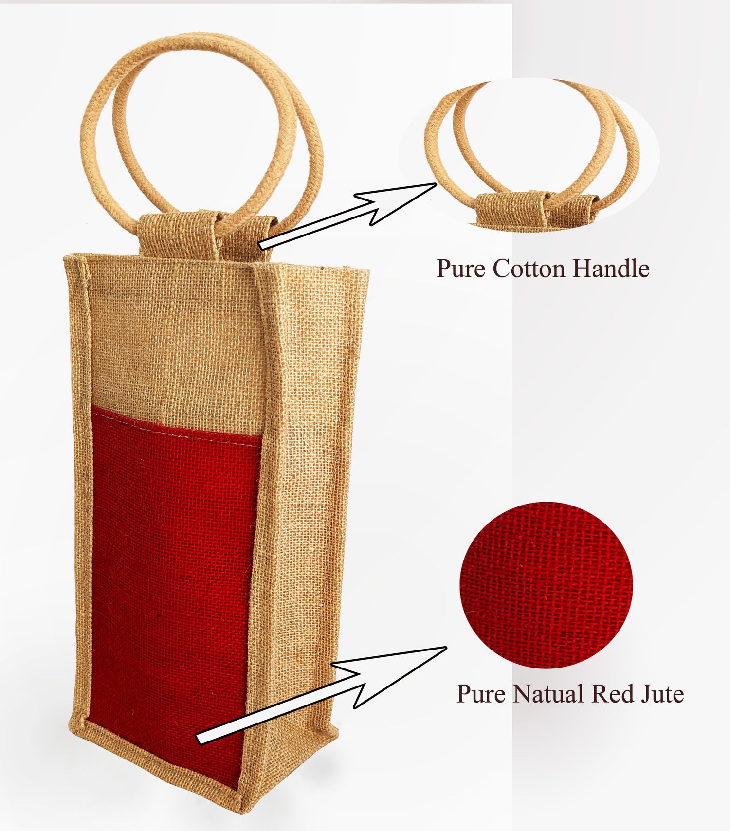 Jute Bottle Bags: Jute Water & Wine Bags - Best Price in India