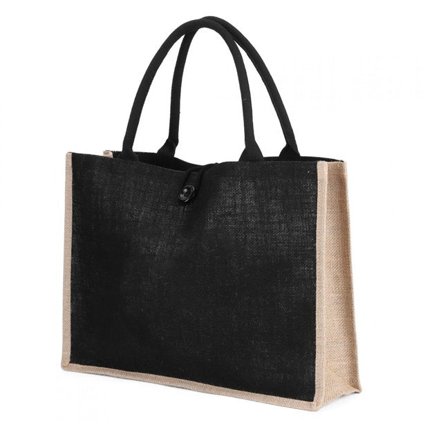 black jute bags