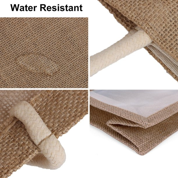 Transparent Window jute bag in Bulk