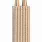 Handmakers Brown & Cream Striped Jute Bottle Bag with Handles | Reusable Wine & Gift Bottle Bag