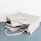 Handmakers Customize White Jute Bag 12x15x5 Inch