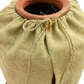 Handmakers Natural Jute Desi Matka Cover with Beige Color Pack of 2