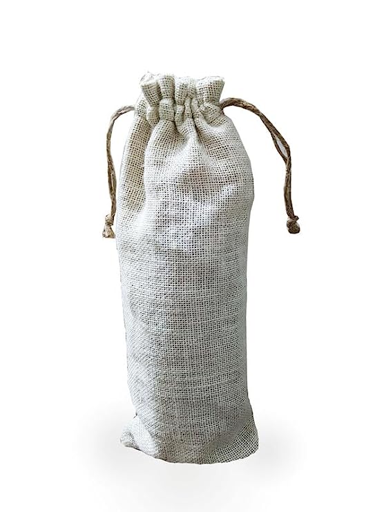 Jute wine bottle bags