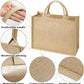 Handmakers Natural Plain Jute Bags for Return Gifts 12x15x5 inch (Pack of 50 )