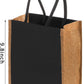 Handmakers Mandala Art Print Resuable Shopping Jute Bags Pack of 6, Jute bags for Return Gifts