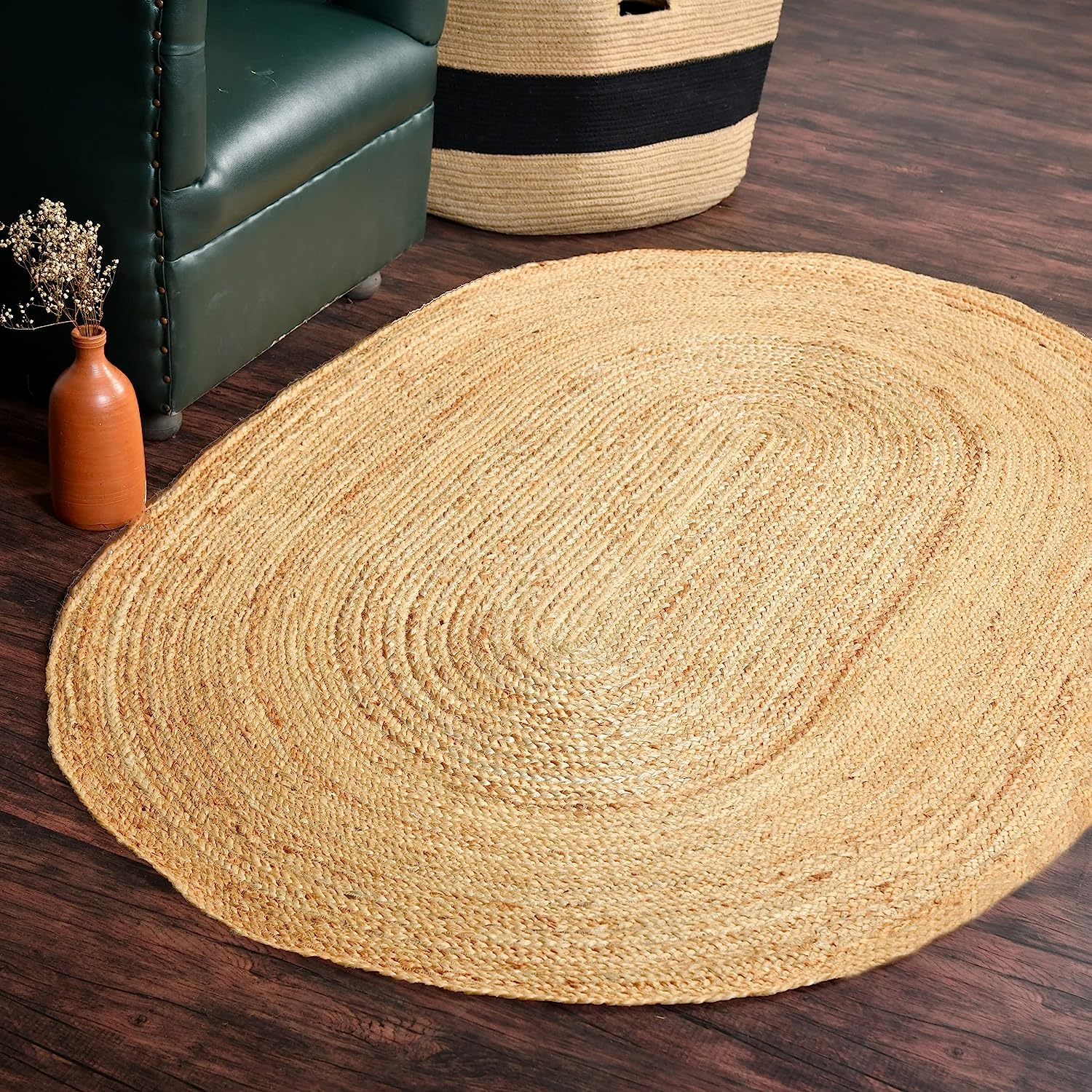 jute oval shap runners 2X3 feet