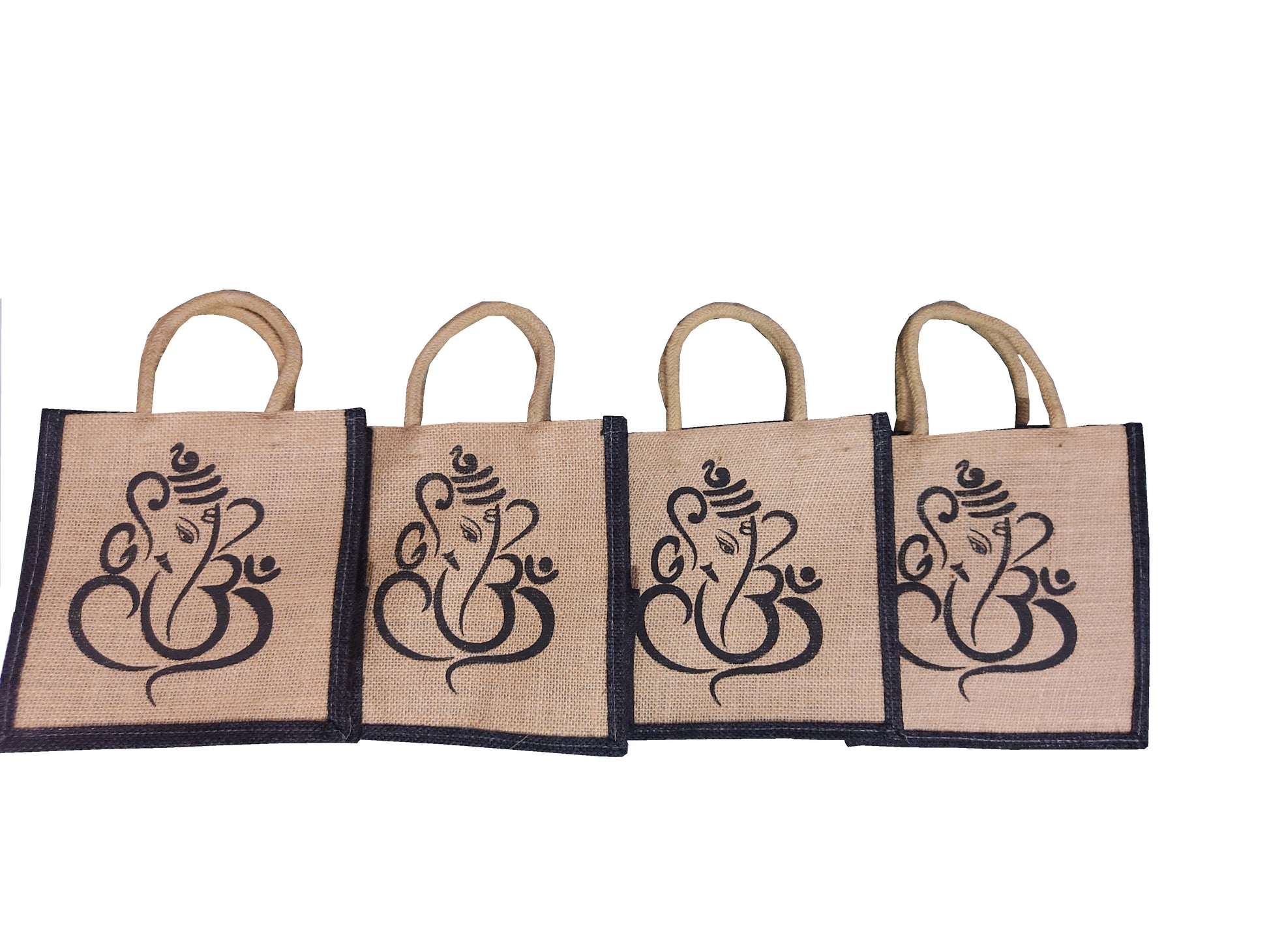 ganesh jute bag pack of 4