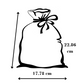 Black Jute Potli Bag