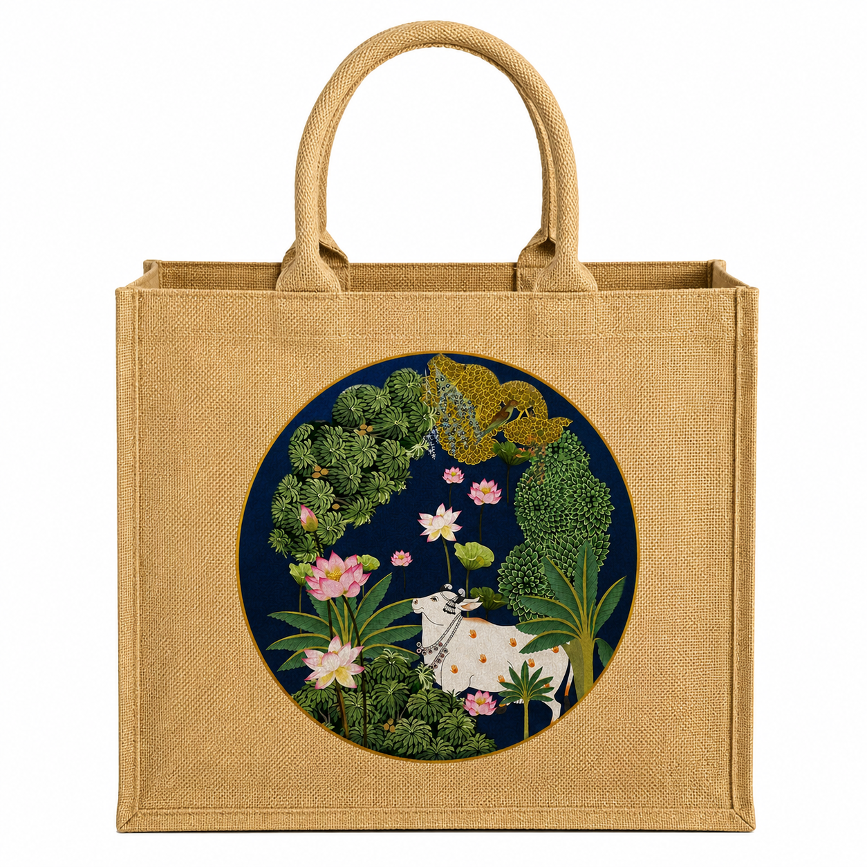 Handmakers Pichwari art Hamper Jute Bags