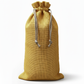 Handmakers Natural Jute Wine Carrier  Gift Bag with Yellow Color
