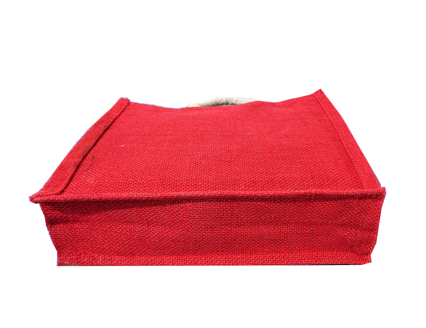 Handmakers Sustainable and Eco-Friendly Red Jute Bag for a Special Occasion