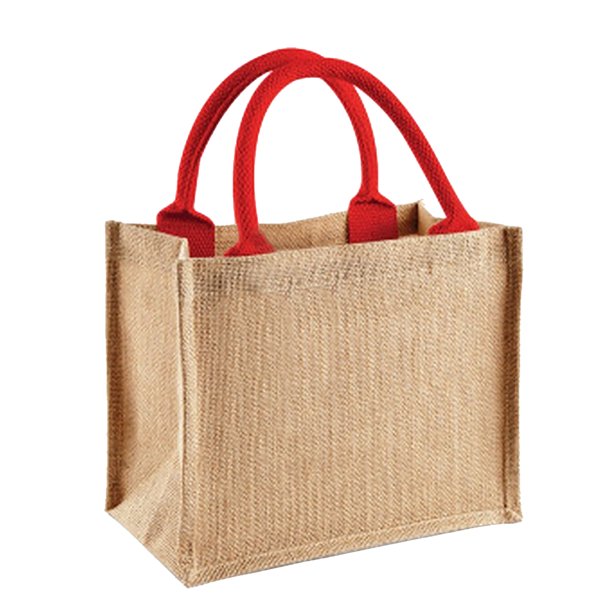 Pack of 10 Reusable Eco Friendly Burlap Jute Weddingt Gift Bags 12X12X5 Inch