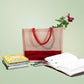 Handmakers Natural Beige Red Women's Handmade Juco Handbags