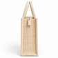 Shop premium white jute gift bags with transparent windows, floral lace and zipper closure. Ideal for wedding return gifts, hampers and festive gifting.