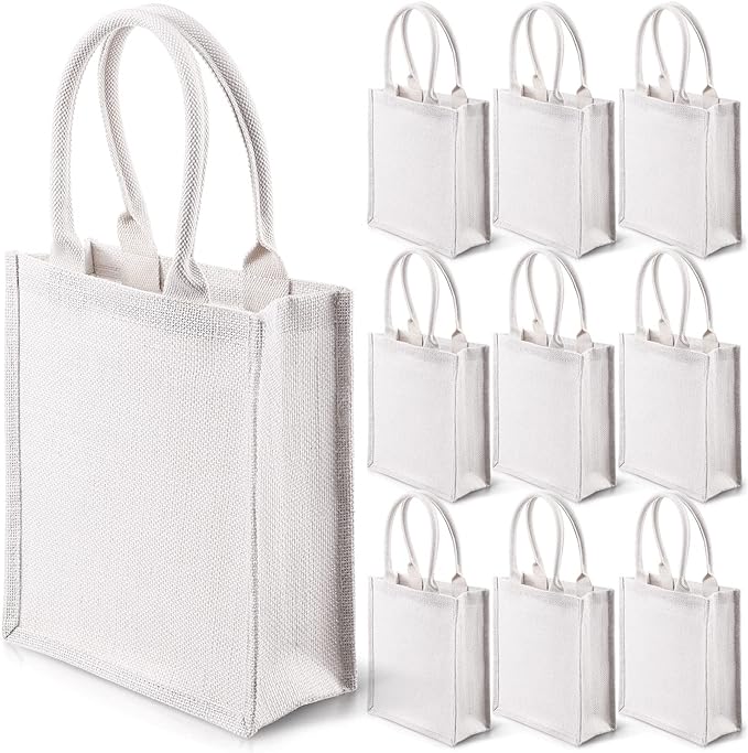 customize white jute bag bulk