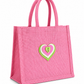 handmakers natural jute handbag 12"X12", pack of 10
