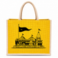 Ram Mandir Jute Shopping Bag by Handmakers – Pack of 1, Eco Carry Tote