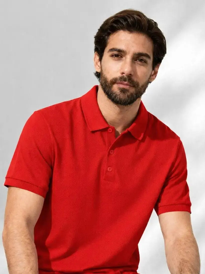 Handmakers Customized Polo T-Shirt | Brand Logo Printing | Cotton Polo for Men
