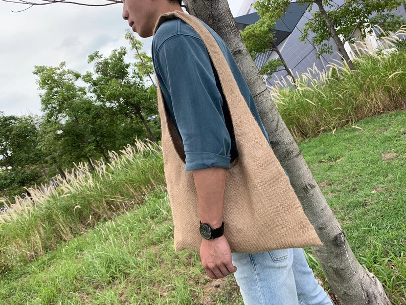 jute monk bags