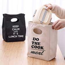 Customized Canvas Lunch Tote Bag