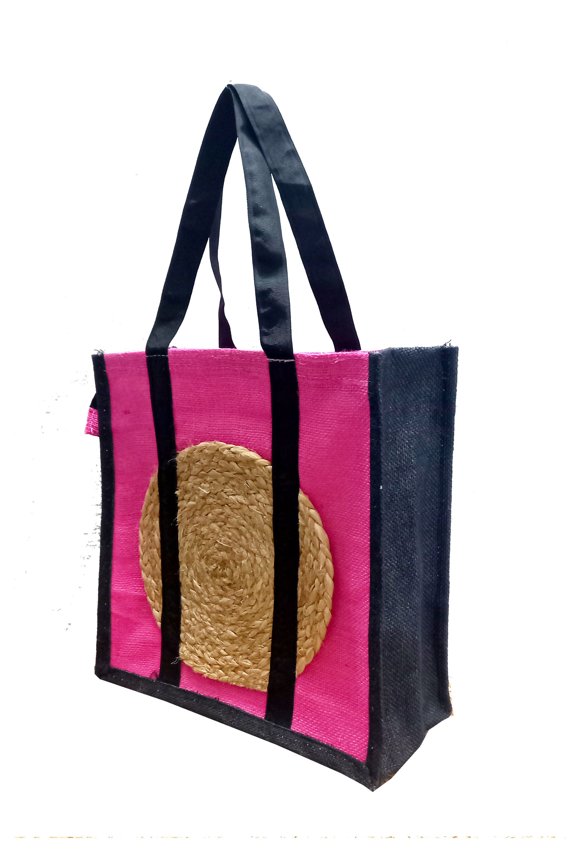 pink burlap jute bags for wedding