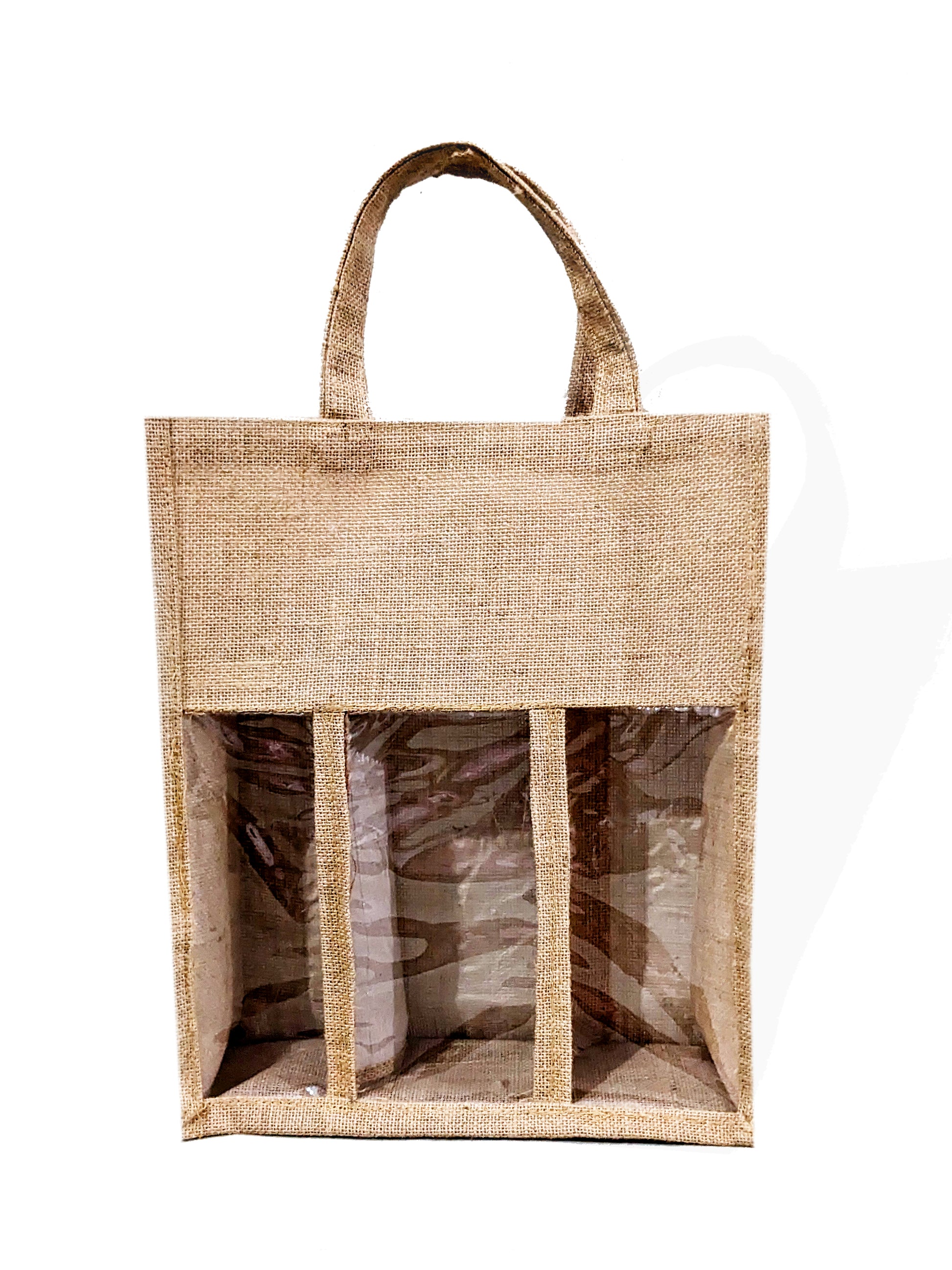 Jute wine Bottle Bags