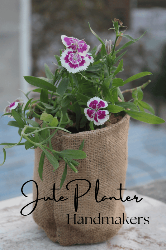 Round Jute Planter set of 4