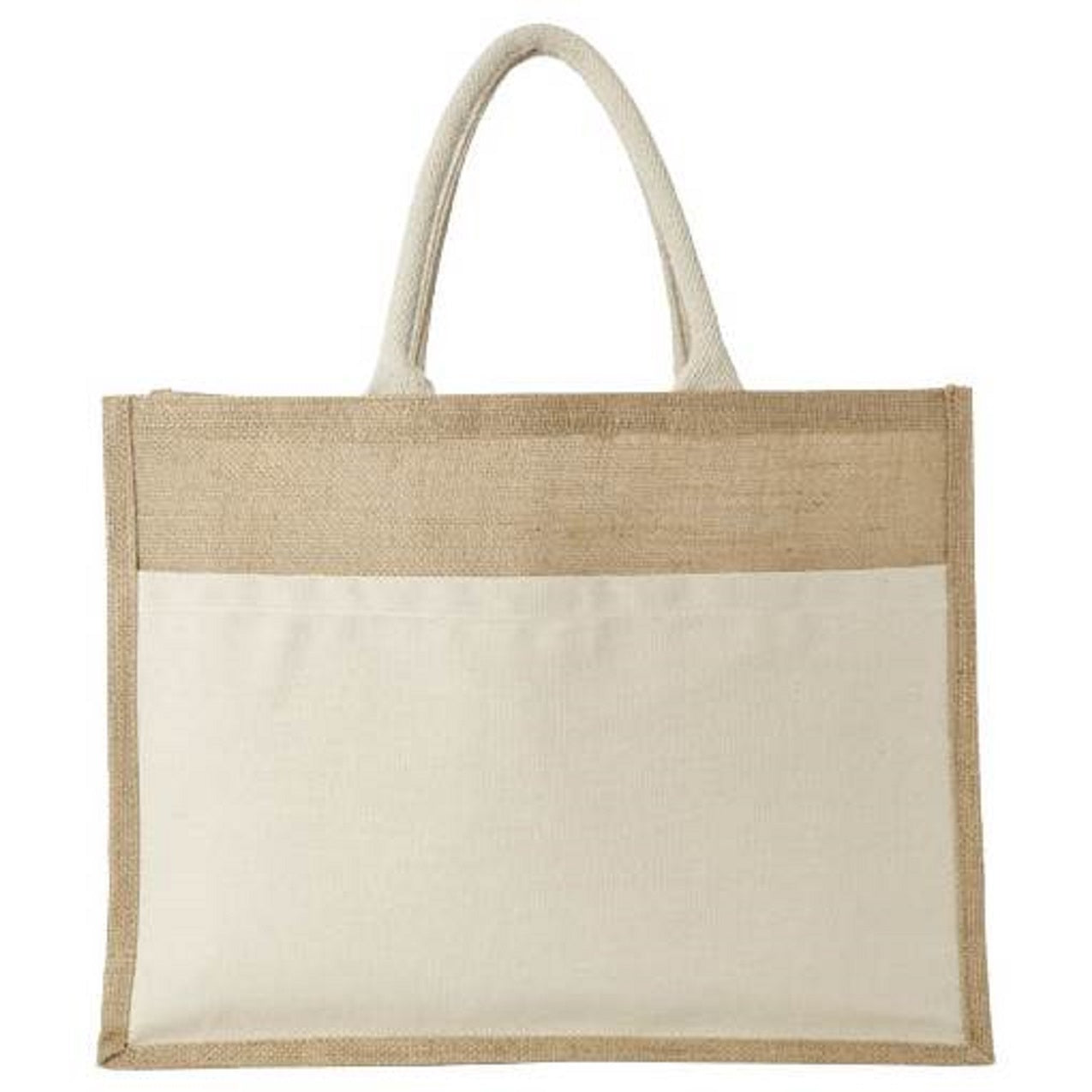 Natural Jute Cloth Handbag (Set of 2)