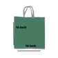 Natural handmade pure Green jute bag with Rectangular Shape (Set of 4)