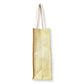 Handmakers Jute Bag with Canvas Pocket & Wooden Button | Reusable Burlap Tote for Grocery, Gifts & Beach | Eco-Friendly Shopping Bag for Women
